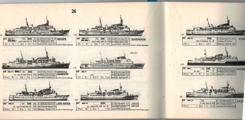Fähren Ferries (1 St.) K.-H. Schwadtke, Bremen 1965